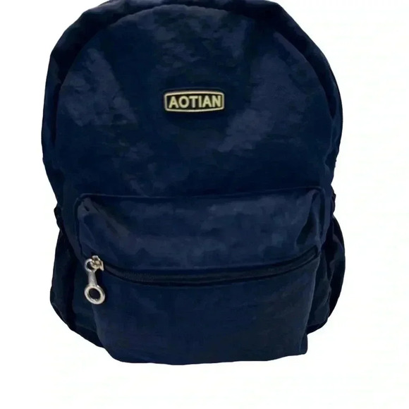 Aotian back back adjustable padded straps zip compartments back & front - Picture 1 of 12